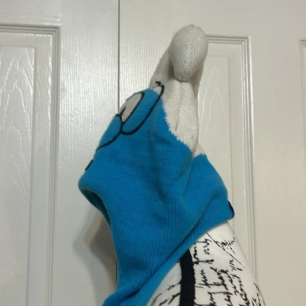 Smurf Winter Knit Fleece Hat